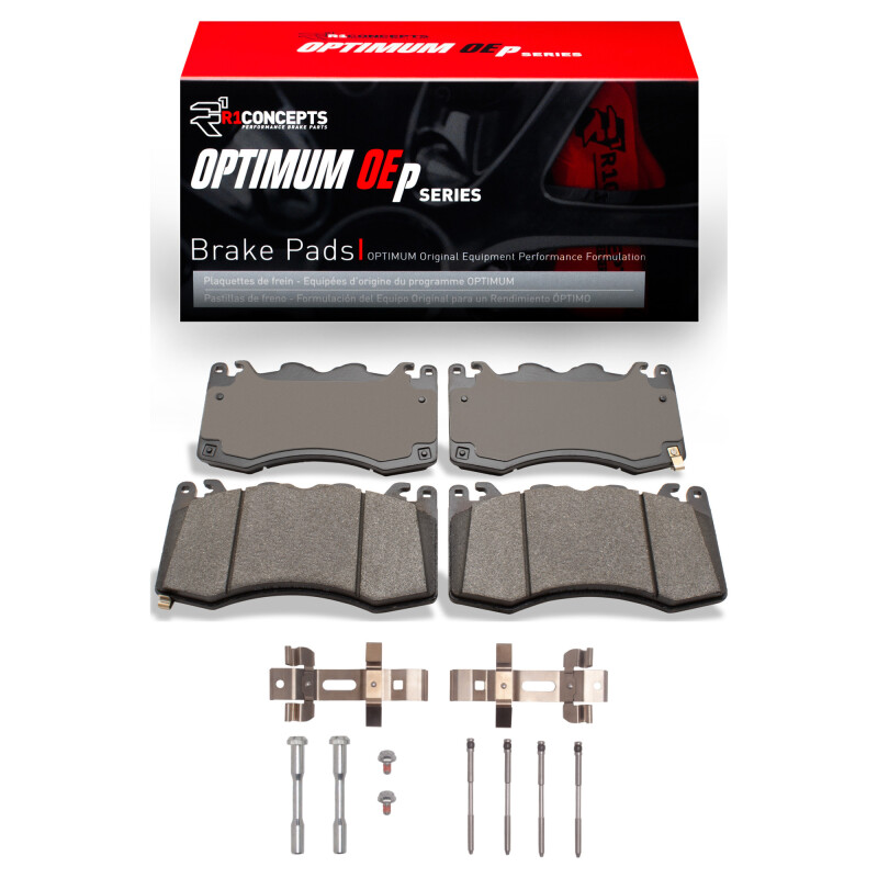 Ford Mustang Brake Pads - Front - R1 Concepts - Optimum OE - `24-`25 Ford Mustang Brake Pads - Front - R1 Concepts - Optimum OE - `24-`25